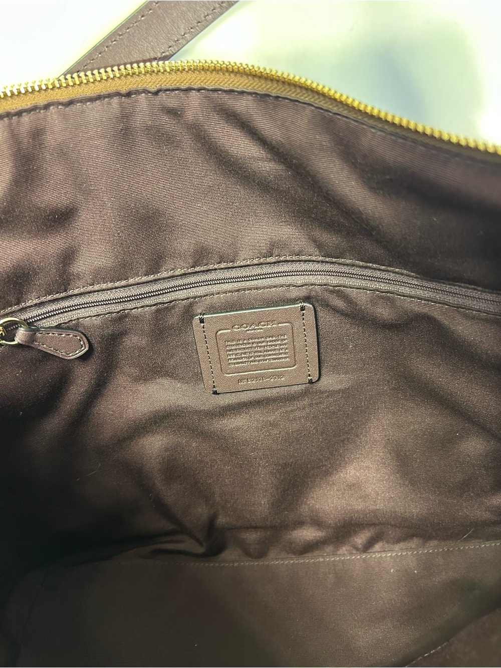 Coach Signature Print Tote with Butterfly Accents AND Coordinating Wallet! - Picture 7 of 16